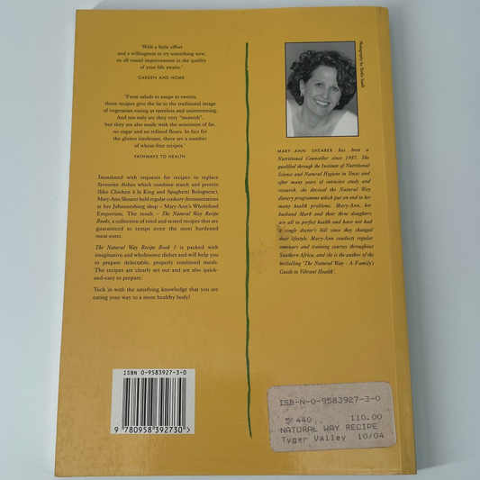 The Natural Way Recipe Book - Mary-Ann Shearer