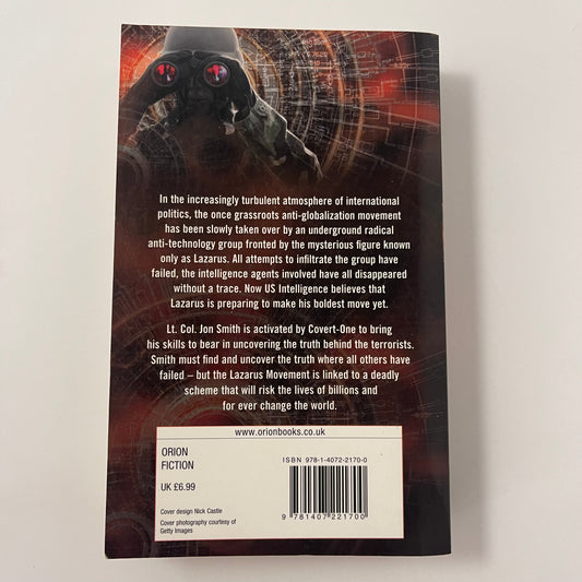 The Lazarus Vendetta - Robert Ludlum - Back Cover