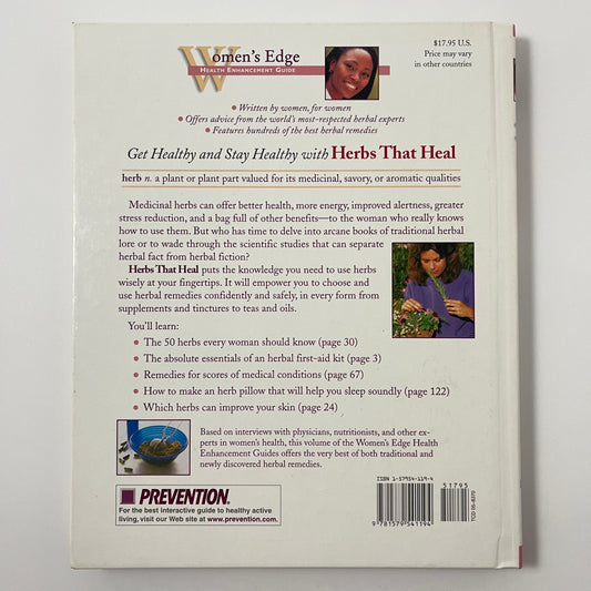 Herbs That Heal Natural Medicine at Its Best - Arden Moore - Back Cover