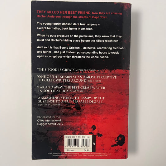 Thirteen Hours - Deon Meyer - Back Cover