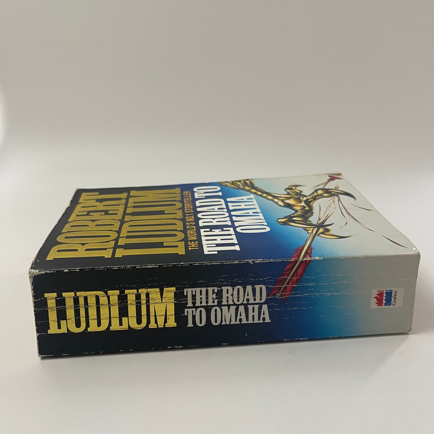 The Road to Omaha - Robert Ludlum - Spine