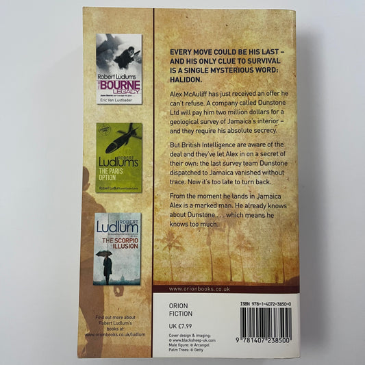 The Cry Of The Halidon - Robert Ludlum - Back Cover