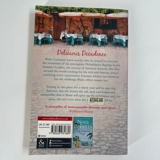 Summer Desserts - Nora Roberts - Back Cover