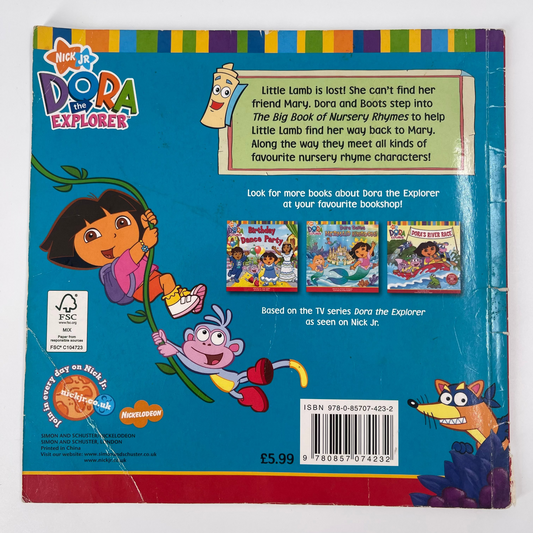 Dora Had a Little Lamb (Dora the Explorer) - Nickelodeon - Back Cover