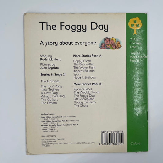 The Foggy Day - Roderick Hunt - Back Cover