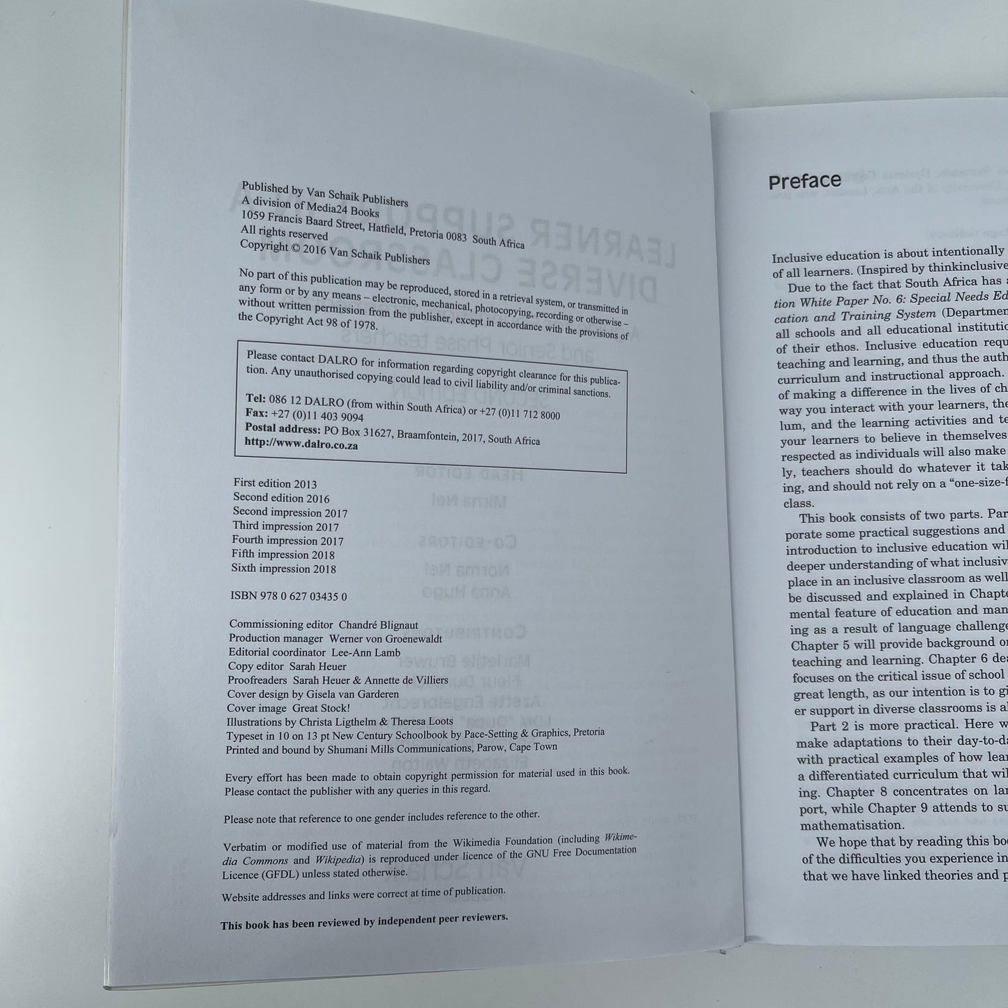 Learner Support in a Diverse Classroom A Guide for Foundation, Intermediate and Senior Phase Teachers of Language and Mathematics - - Condition Detail 2