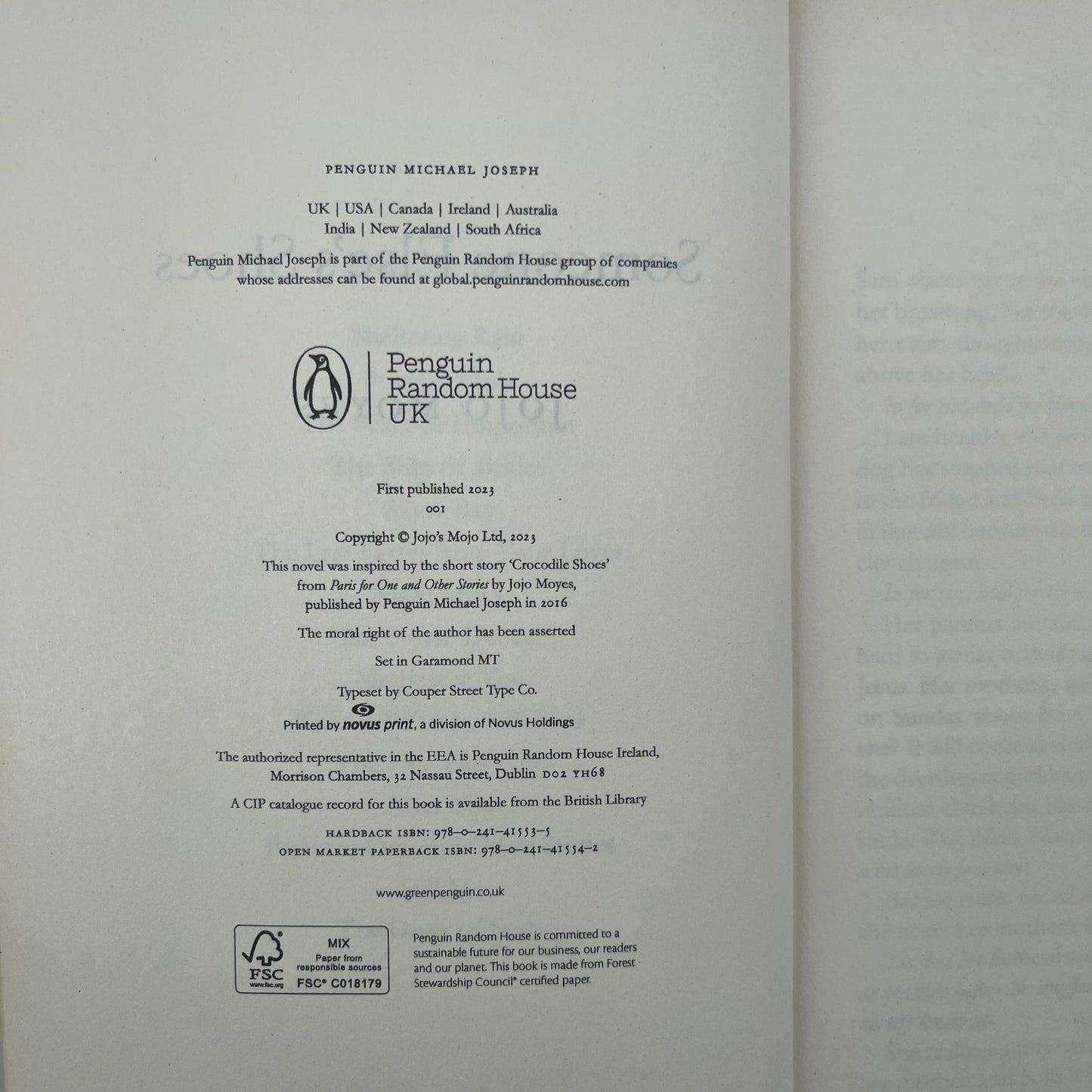 Someone Else's Shoes - Jojo Moyes - Condition Detail 2