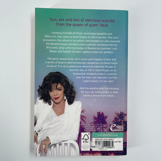The St. Tropez Lonely Hearts Club A Novel - Joan Collins - Back Cover