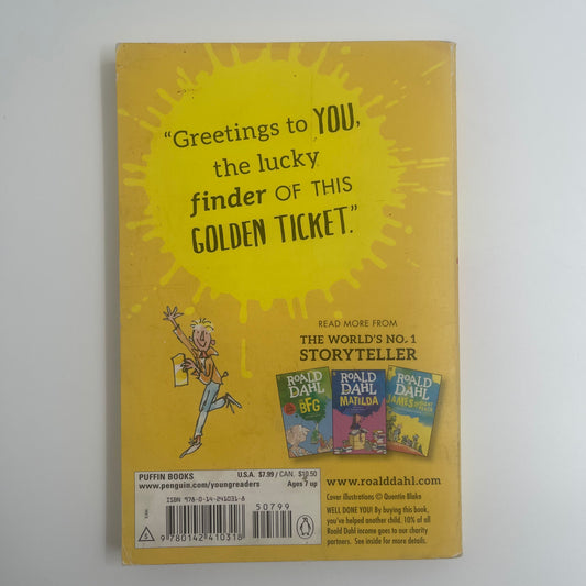 Charlie and the Chocolate Factory - Roald Dahl - Back Cover
