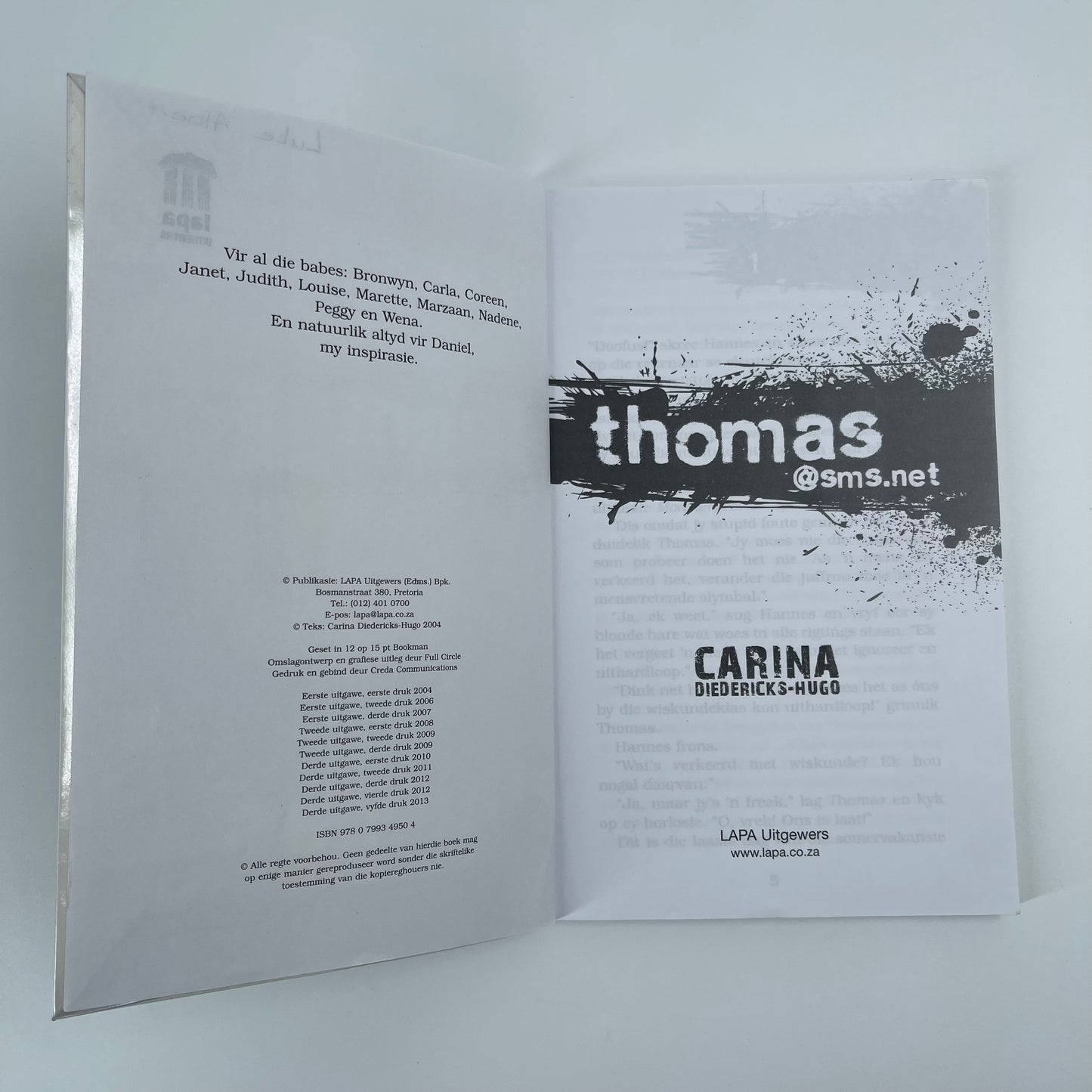 Thomas@sms.net - Carina Diedericks-Hugo - Condition Detail 2