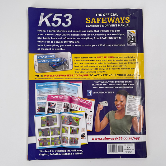 The Official Best Selling K53 Learner's & Driver's Manual - Gary Bailey - Back Cover