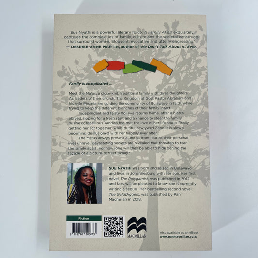 A Family Affair A Novel - Sue Nyathi - Back Cover