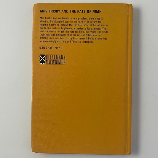 Mrs Frisby and the Rats of NIMH - Robert C. O'Brien