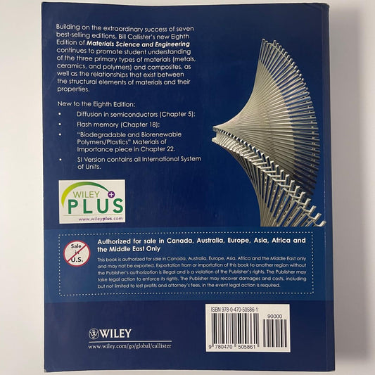 Materials Science and Engineering – Eighth Edition (SI Version) - William D. Callister Jr. and David G. Rethwisch