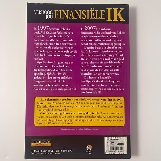 Verhoog Jou Finansiële IK — Raak Slimmer Met Jou Geld - Robert T. Kiyosaki