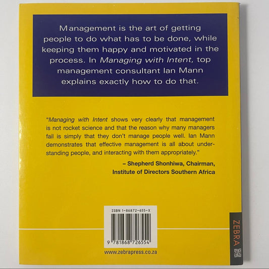 Managing with Intent - Ian Mann