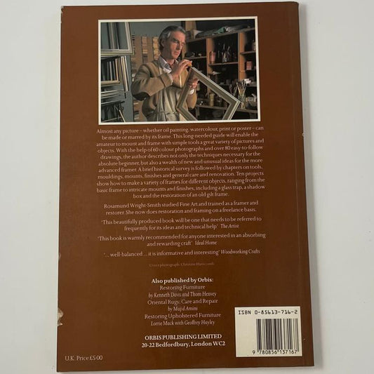 Picture Framing – Rosamund Wright-Smith
