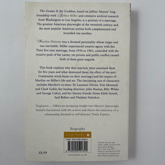 The Genius and the Goddess – Jeffrey Meyers