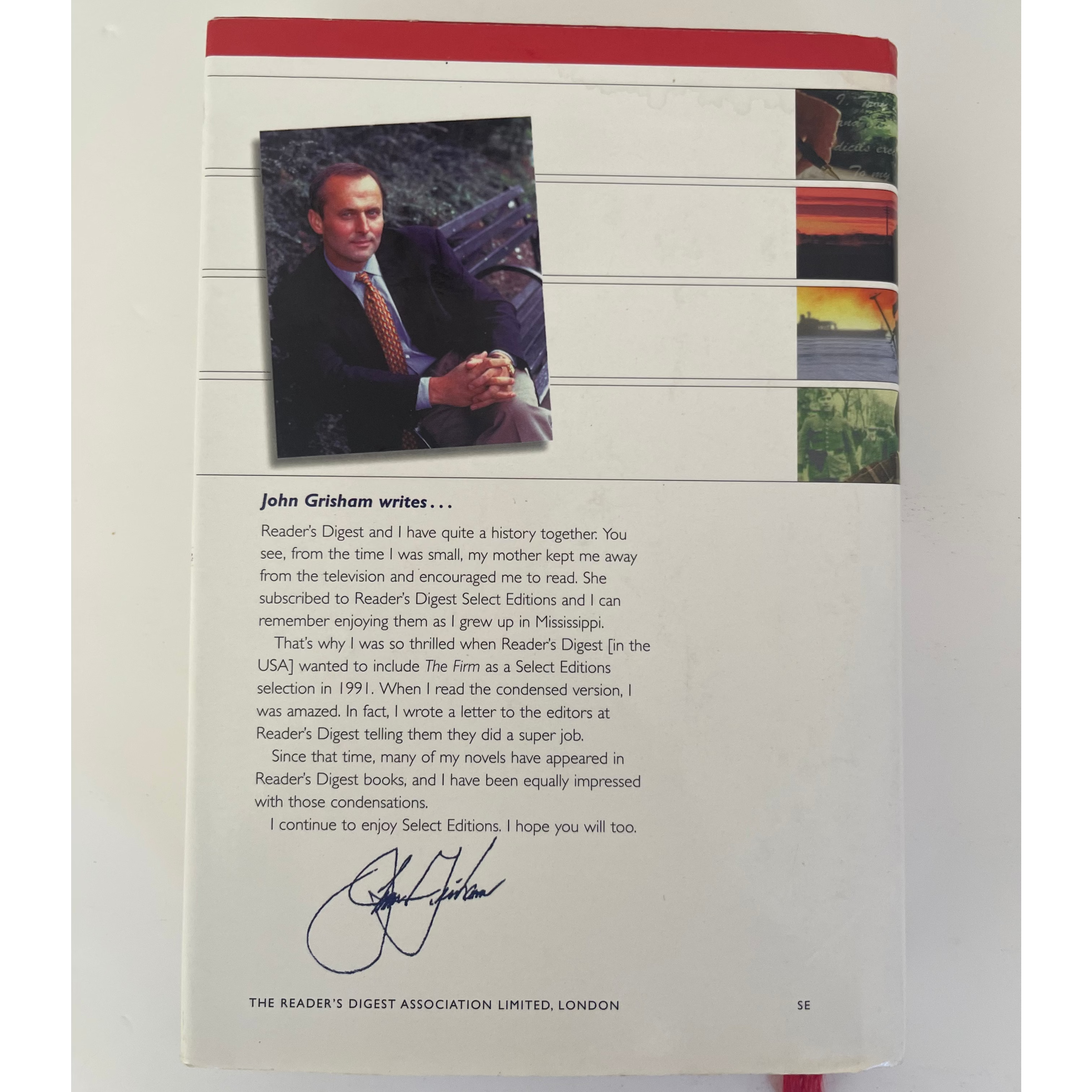 Reader's Digest Book Collection (The Testament, Homeport, Fire and Ice, Edith’s Book)