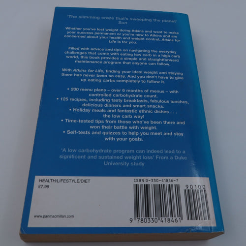 Atkins for Life: The Controlled Diet for Permanent Weight Loss and Good Health - Dr. Robert C. Atkins
