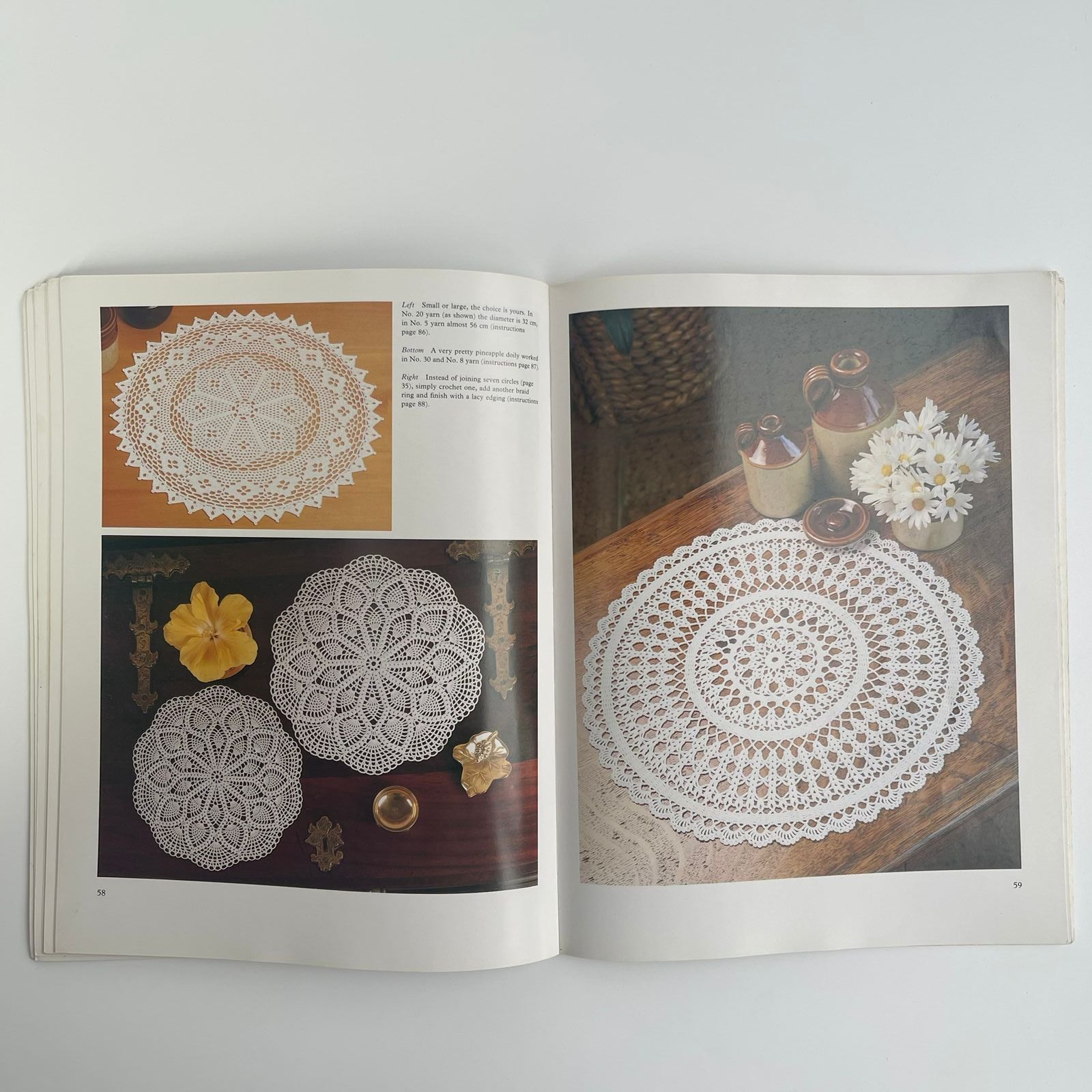 Crochet at a Glance: Patterns and Diagrams for Tablecentres, Cushions, Doilies and Runners - Erla V. Schach