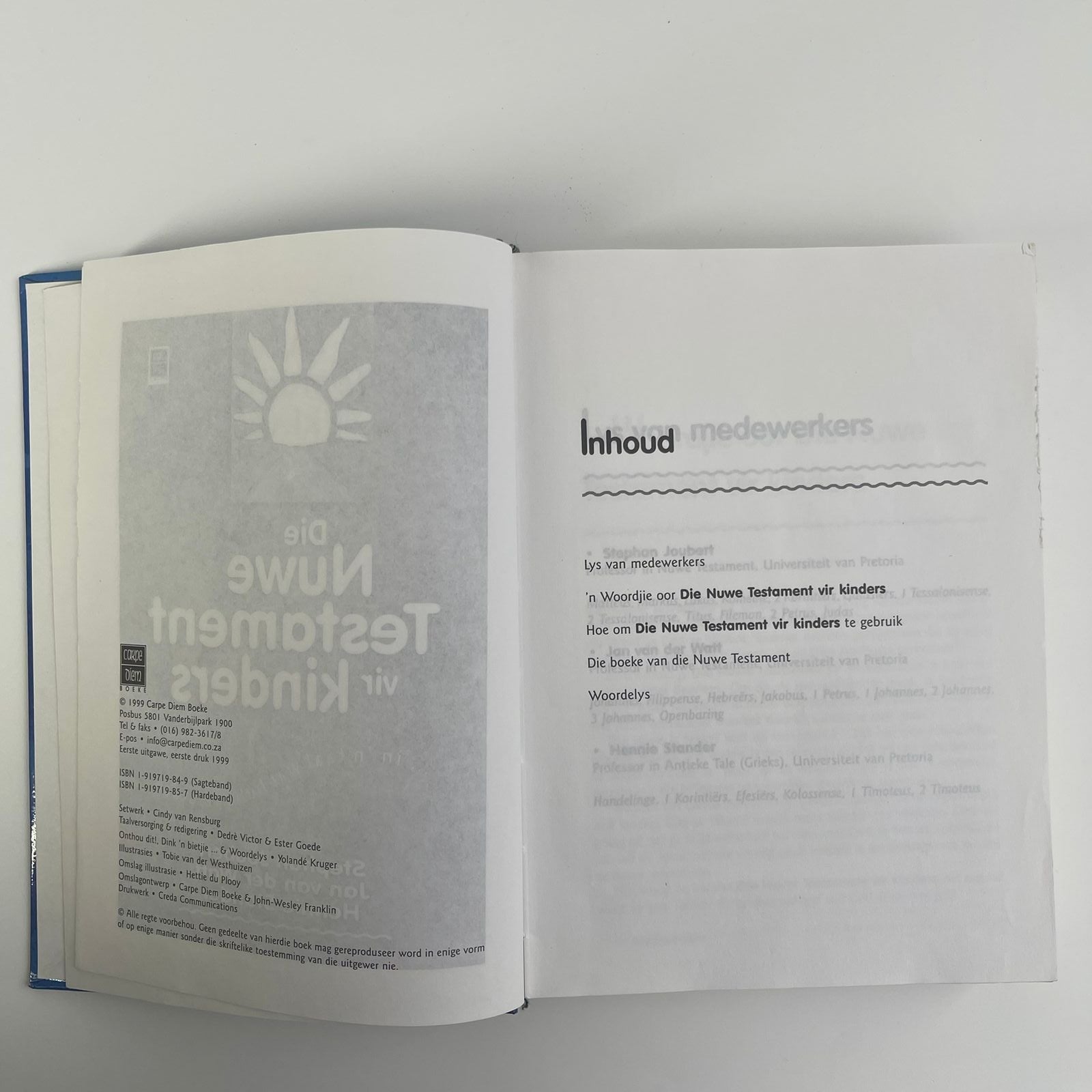 Die Nuwe Testament vir Kinders - Stephan Joubert, Jan van der Watt & Hennie Stander