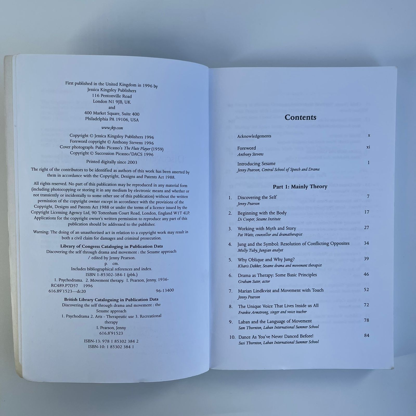 Discovering the Self through Drama and Movement: The Sesame Approach - Jenny Pearson