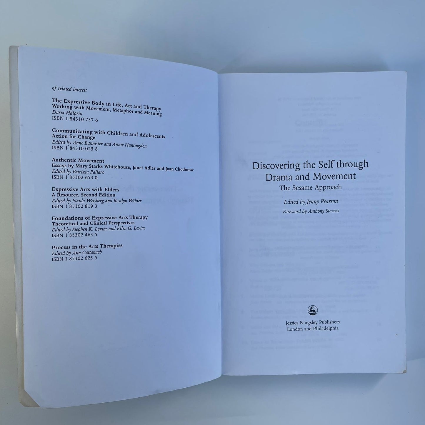 Discovering the Self through Drama and Movement: The Sesame Approach - Jenny Pearson
