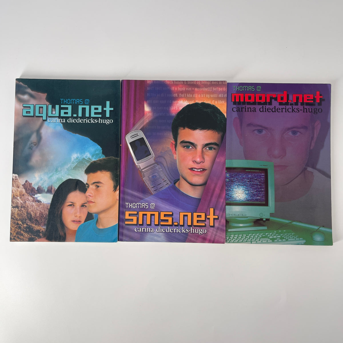 Carina Diedericks-Hugo: Thomas@aqua.net, Thomas@moord.net & Thomas@sms.net – 3-boekstel