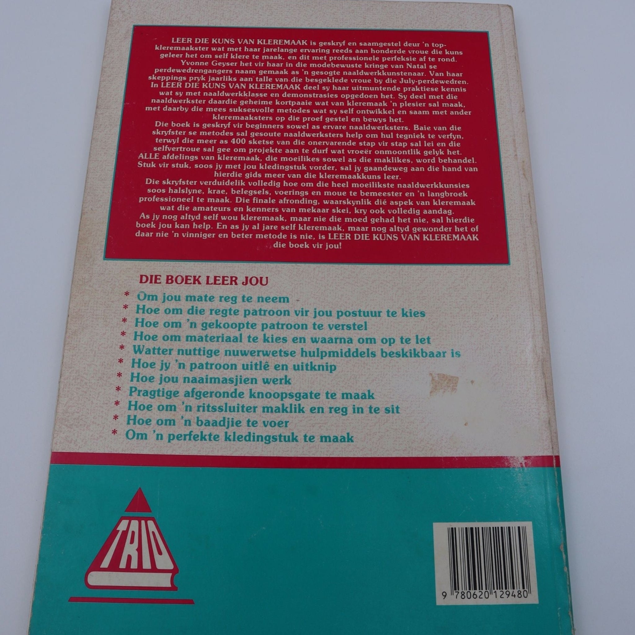 Leer die kuns van klere maak - Yvonne Geyser