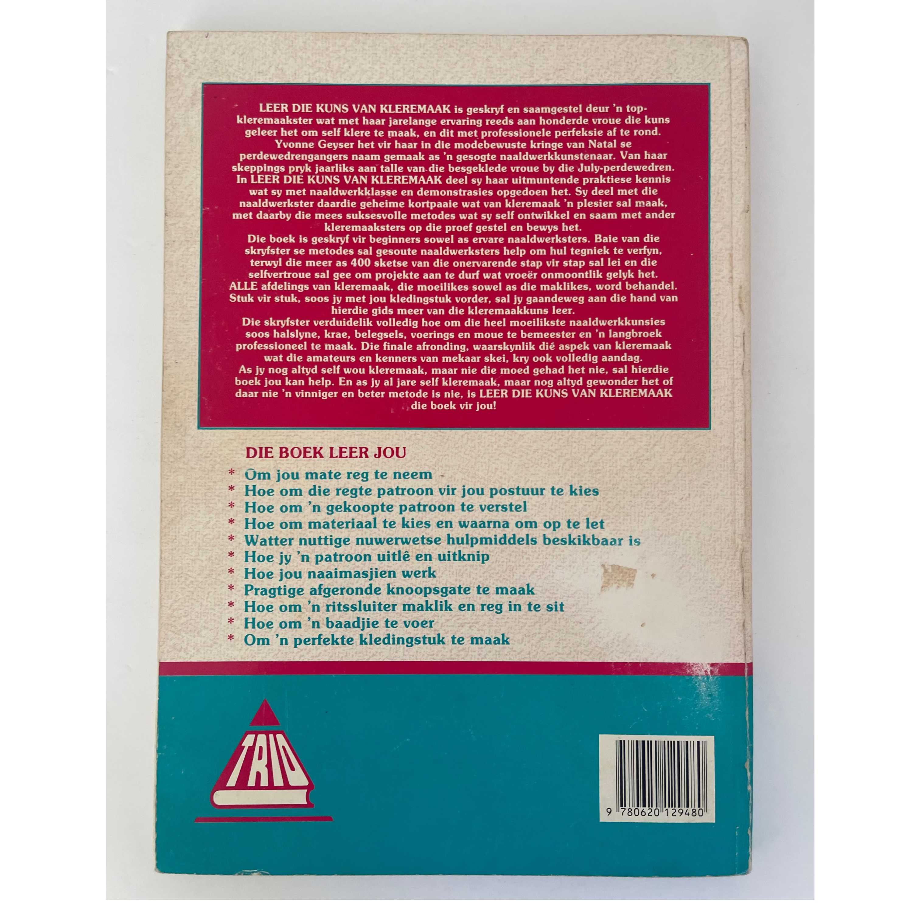 Leer die kuns van klere maak - Yvonne Geyser