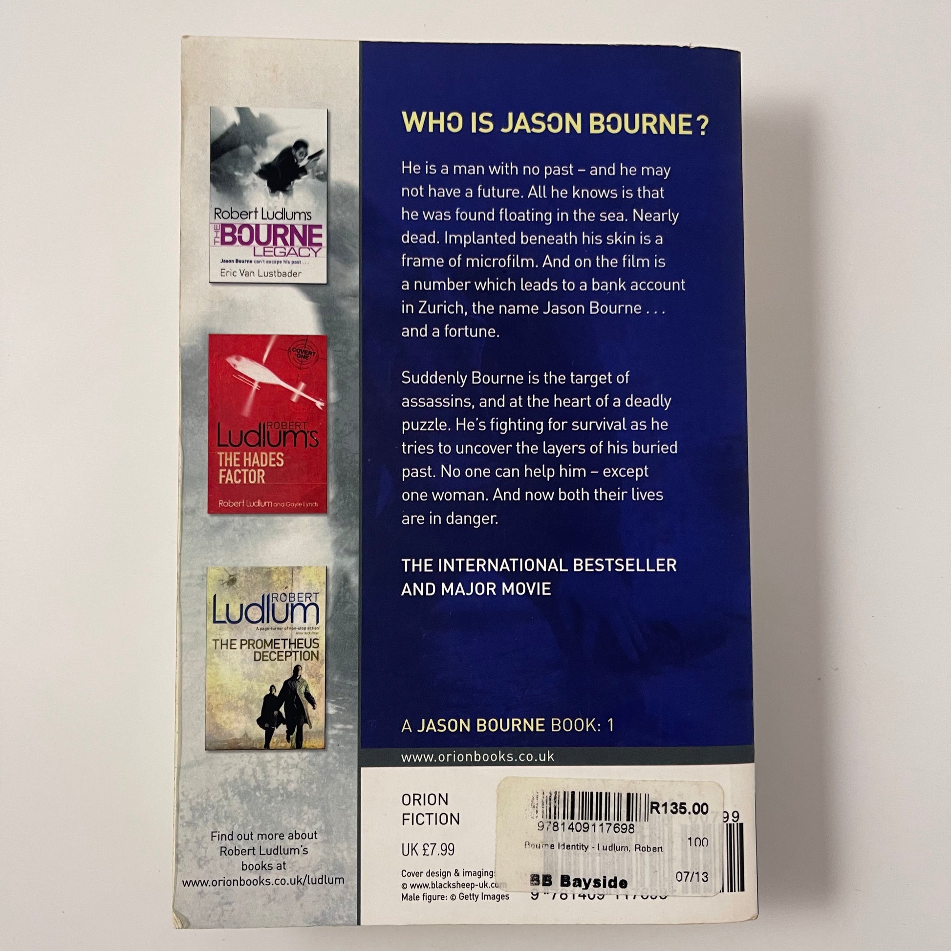 The Bourne Identity - Robert Ludlum - Back Cover