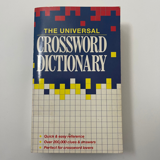 Universal Crossword Dictionary - Ursula Harringman - Front Cover