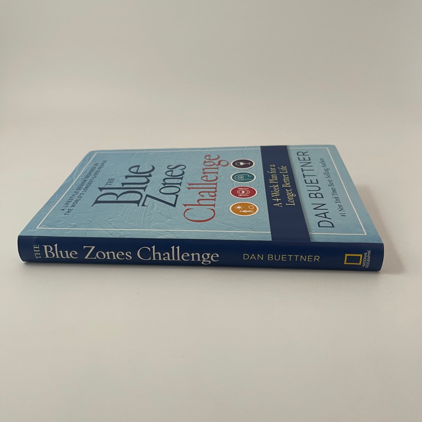 The Blue Zones Challenge A 4-Week Plan for a Longer, Better Life - Dan Buettner - spine