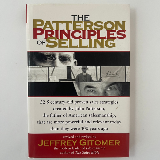 The Patterson Principles of Selling - Jeffrey Gitomer - Front Cover
