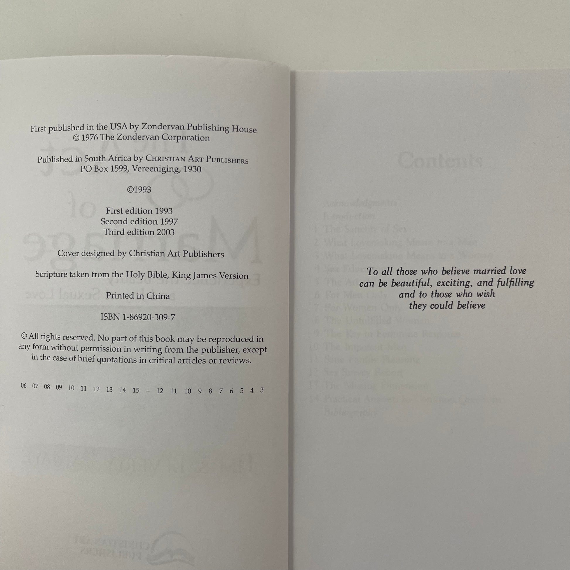 The Act of Marriage Experiencing the Beauty and Joy of Sexual Love - Tim LaHaye - Condition Detail 1