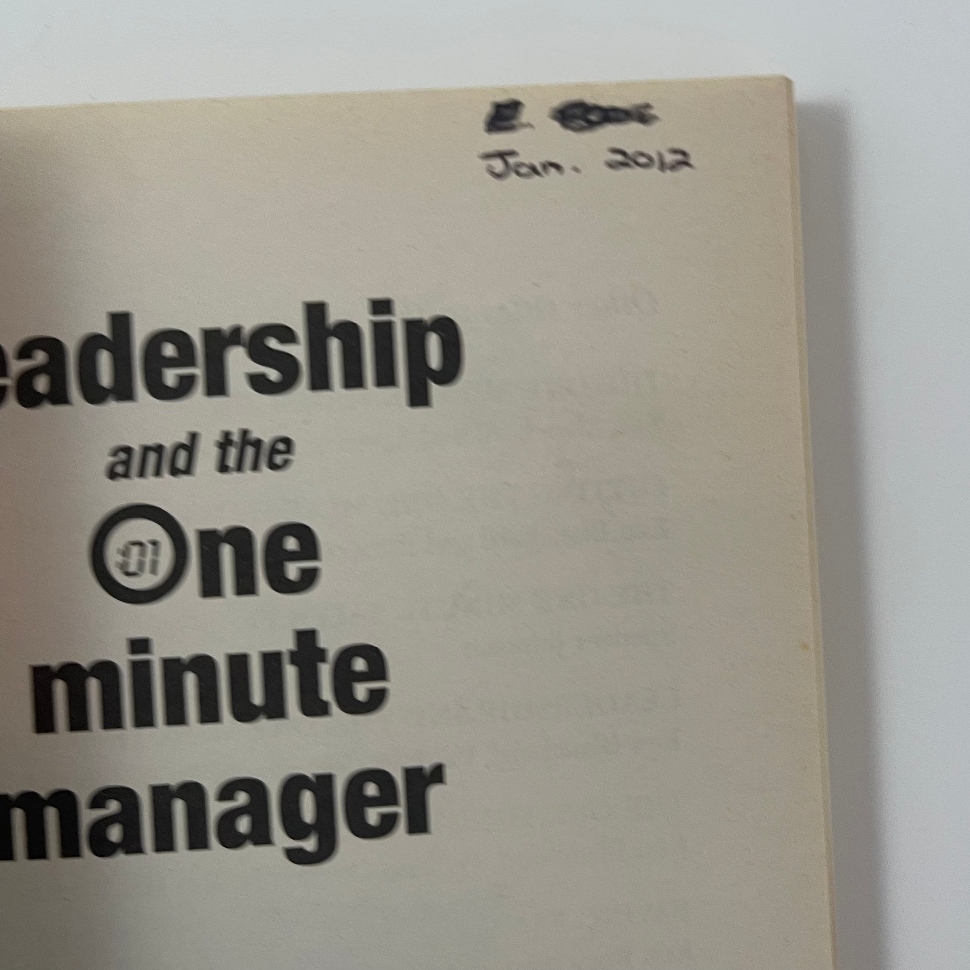 Leadership and the One Minute Manager - Kenneth H. Blanchard - Condition Detail 1
