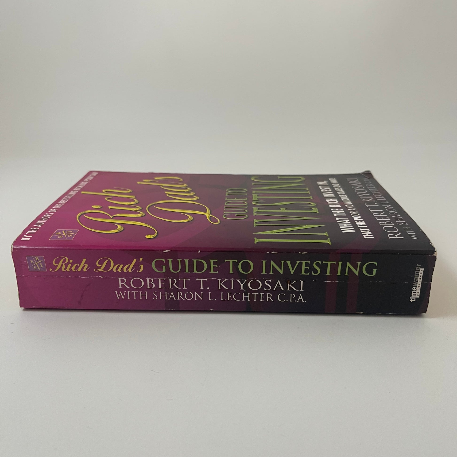 Rich Dad's Guide to Investing What the Rich Invest in that the Poor and Middle Class Do Not! - Robert T. Kiyosaki - Spine