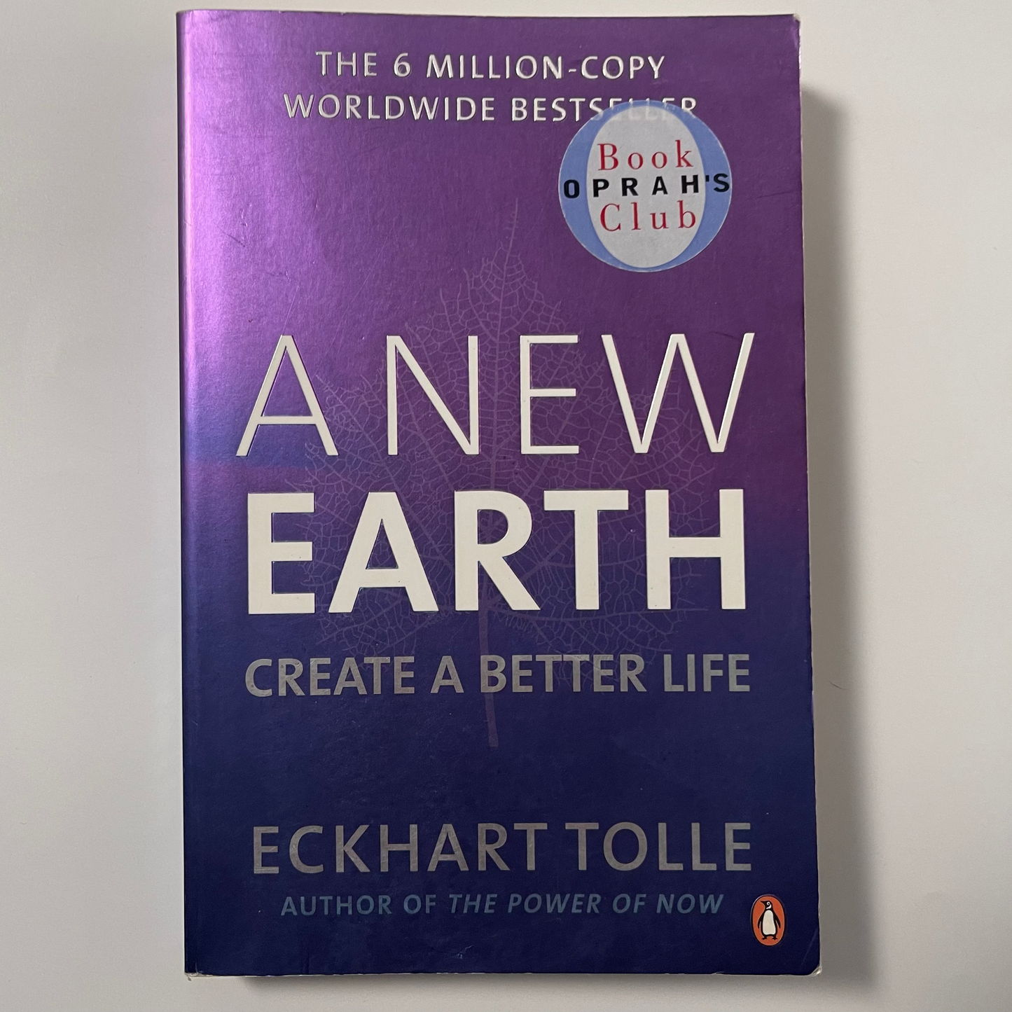 A New Earth Create a Better Life - Eckhart Tolle - Front Cover