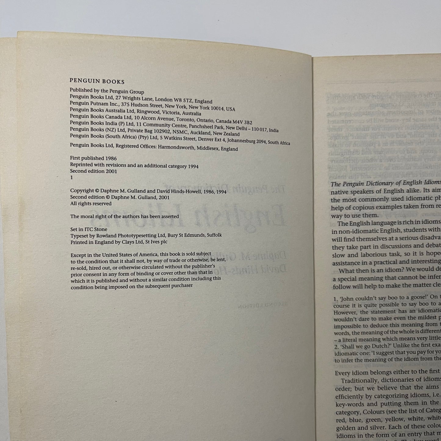The Penguin Dictionary of English Idioms - Daphne M. Gulland - Condition Detail 1