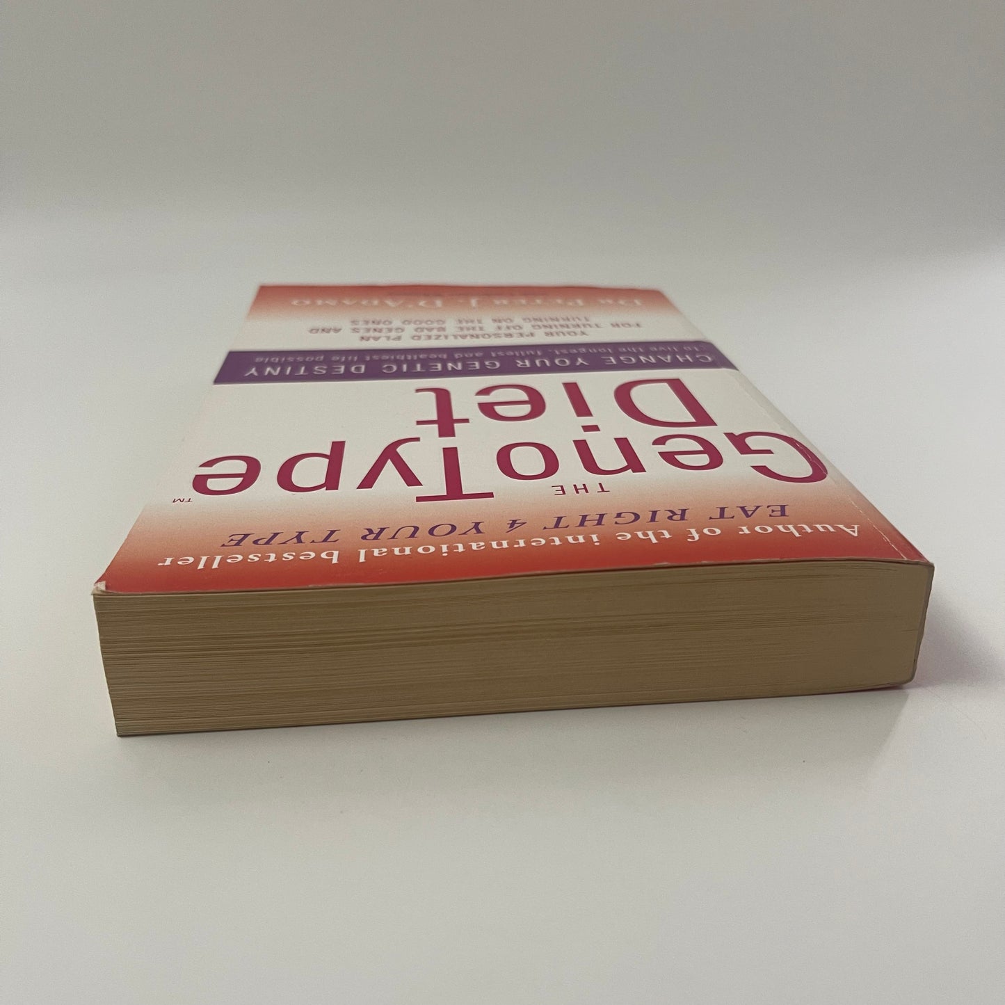 The GenoType Diet - Peter D'Adamo - Fore Edge