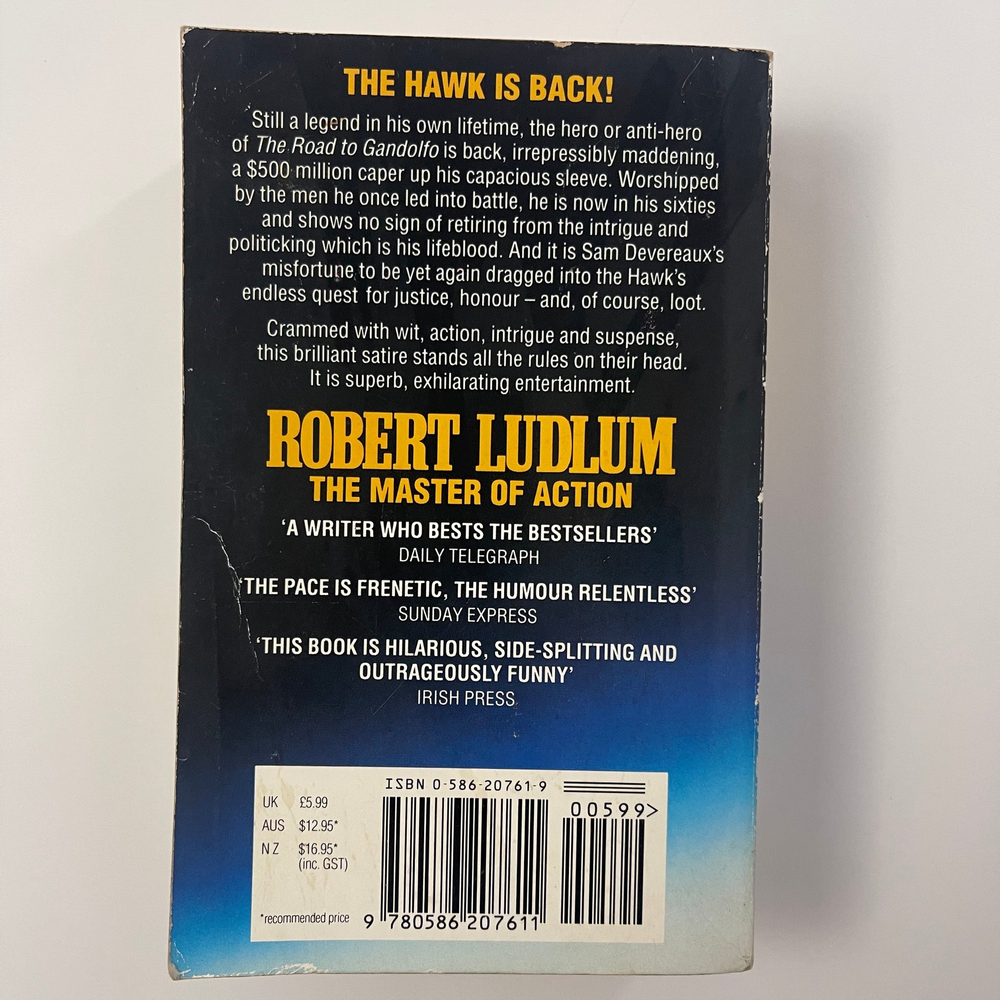 The Road to Omaha - Robert Ludlum - Back Cover