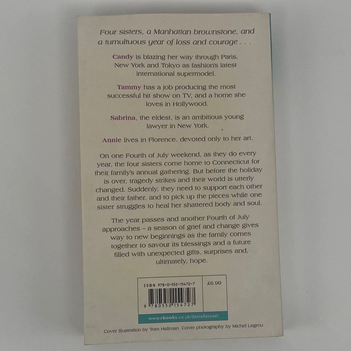 Sisters - Danielle Steel - Back Cover
