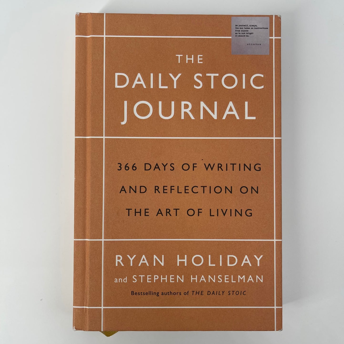 The Daily Stoic Journal 366 Days of Writing and Reflecting on the Art of Living - Ryan Holiday - Front Cover