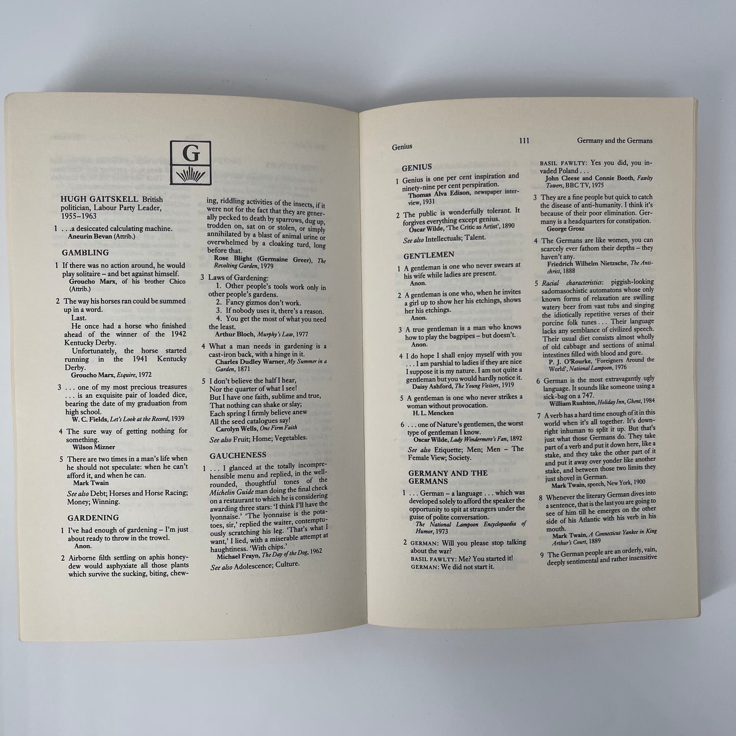 The Penguin Dictionary of Modern Humorous Quotations - Metcalf - Condition Detail 3