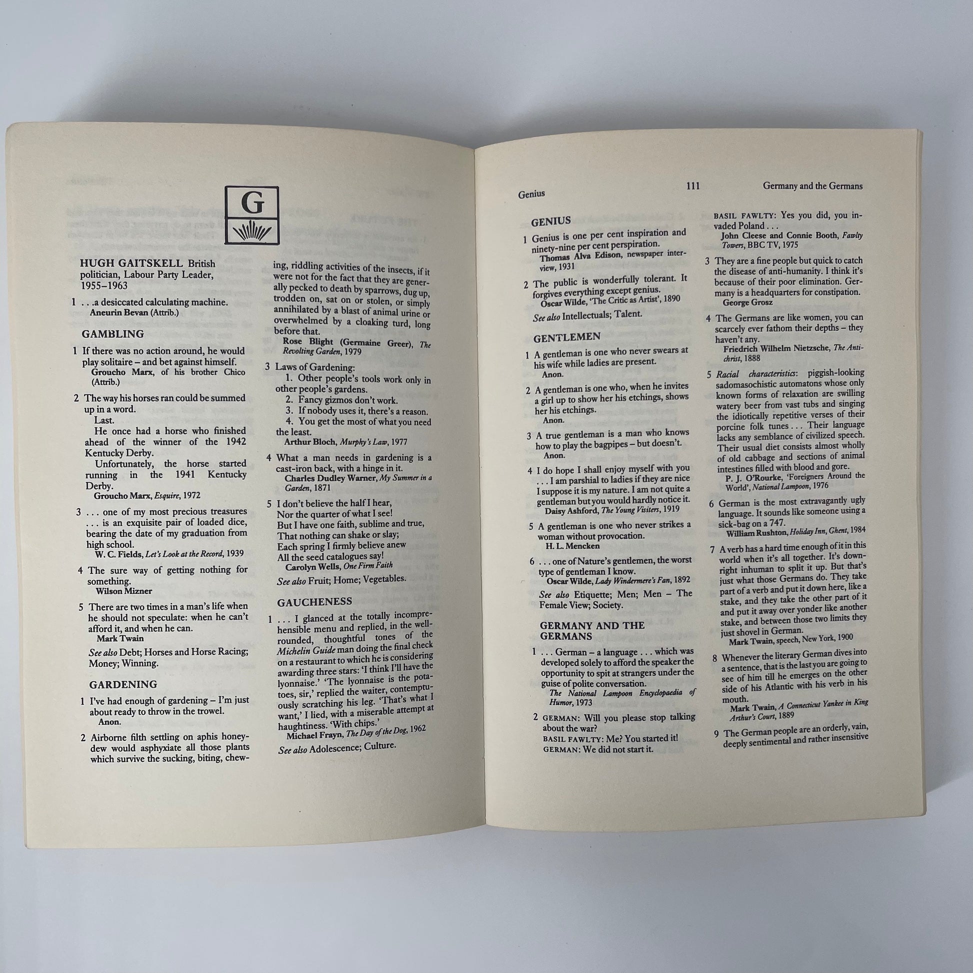 The Penguin Dictionary of Modern Humorous Quotations - Metcalf - Condition Detail 3