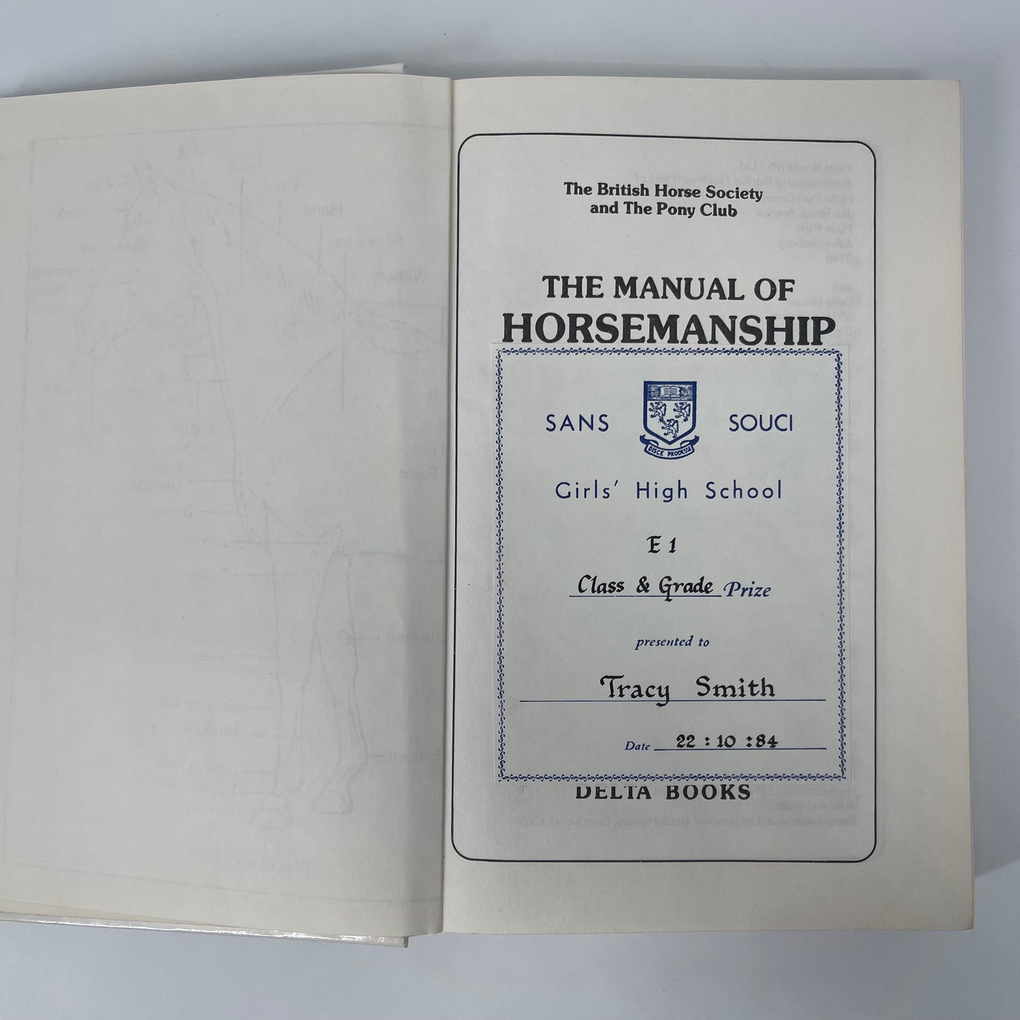 The Manual of Horsemanship - Marabel Hadfield - Condition Detail 1