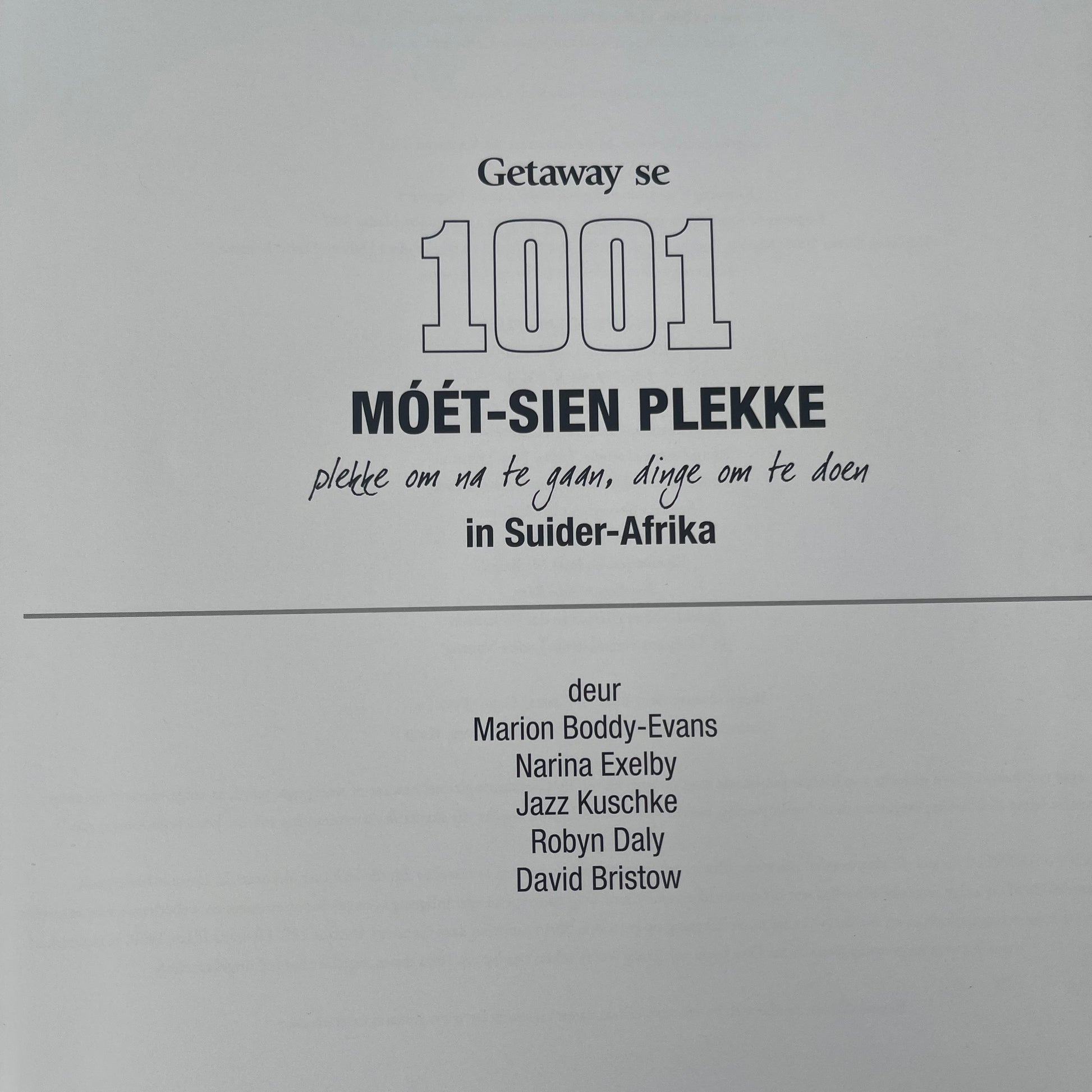 1001 Moet-sien Plekke - - Condition Detail 4