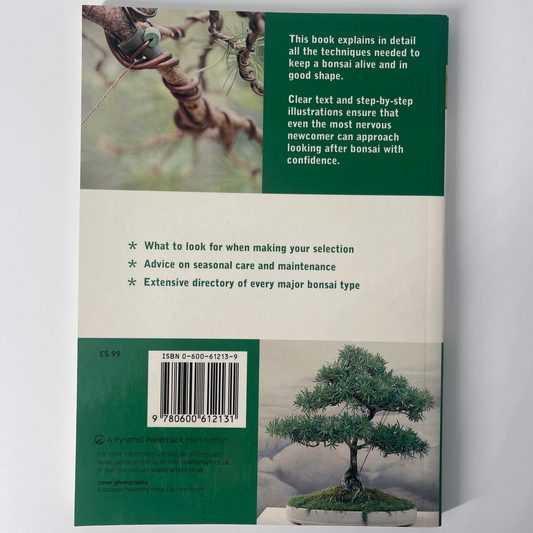 Bonsai Basics - Colin Lewis - Back Cover