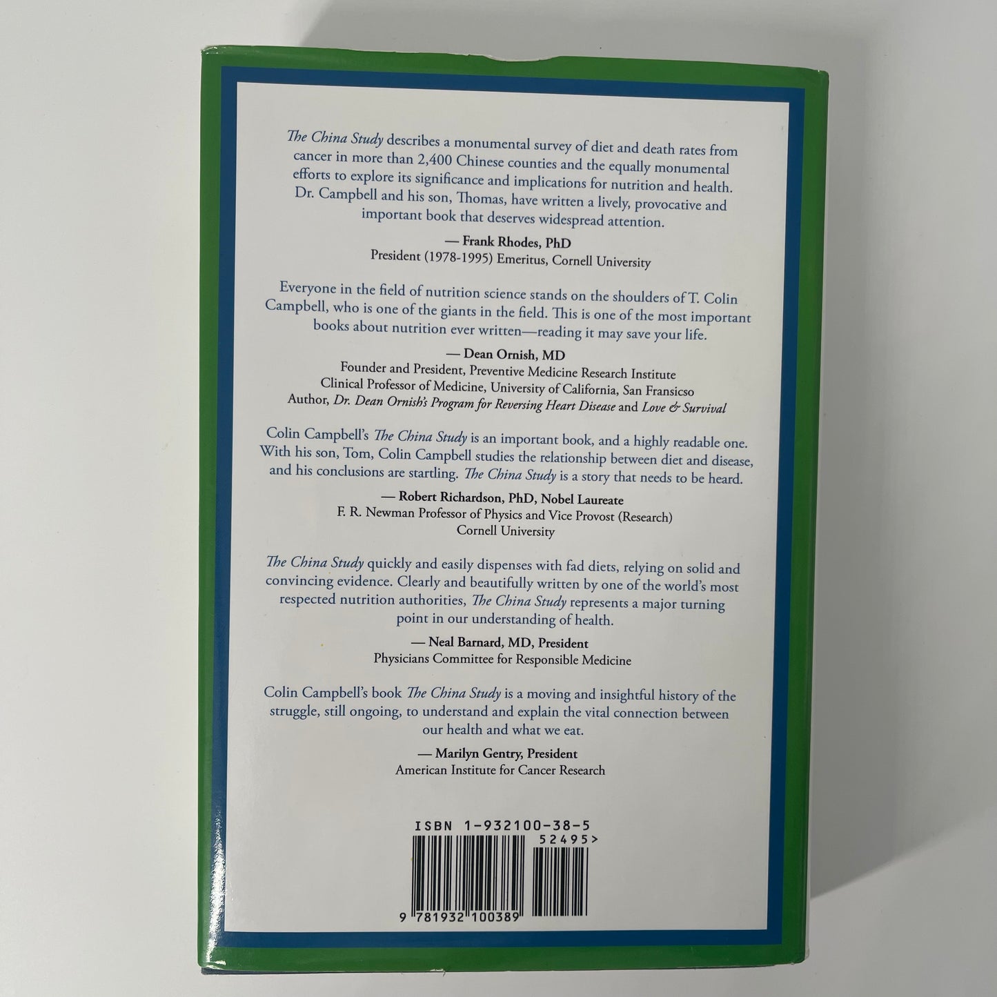 The China Study The Most Comprehensive Study of Nutrition Ever Conducted and the Startling Implications for Diet, Weight Loss and Long-term Health - Thomas M. Campbell II - Bottom Edge